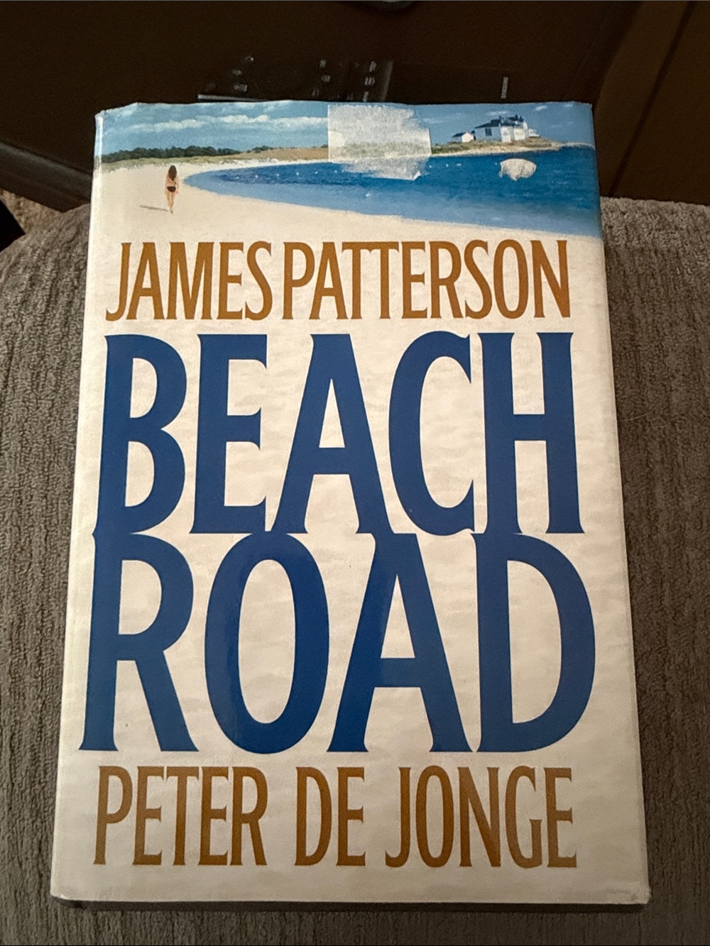 James Patterson Beach Road Hardcover Book - Blue and White